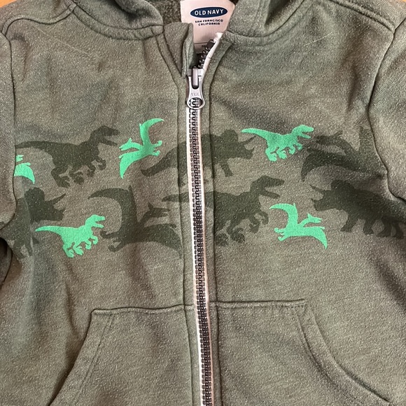 Dinosaur themed Old Navy hoodie - Picture 3 of 5